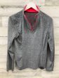 Athletic Top Long Sleeve Collar By Spyder In Grey, Size: M Sale