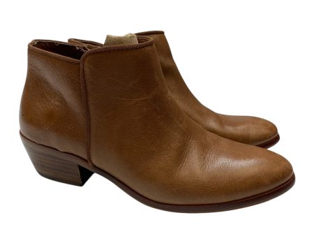 Boots Ankle Flats By Sam Edelman In Brown, Size: 6 For Sale