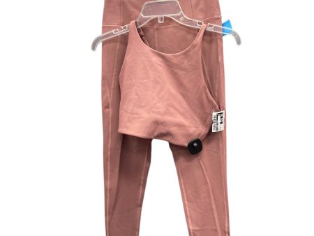 Athletic Pants 2pc By Clothes Mentor In Pink, Size: M Supply