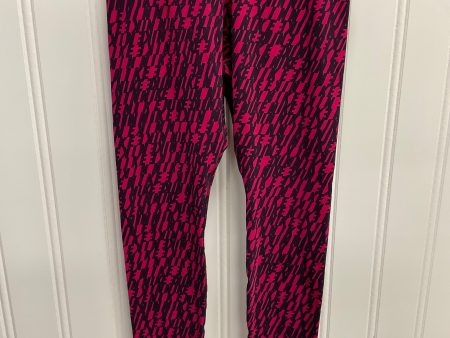 Athletic Leggings By Nike Apparel In Pink & Purple, Size: L Online now