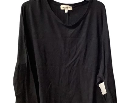 Top Long Sleeve Basic By Haptics In Black, Size: 2x Cheap