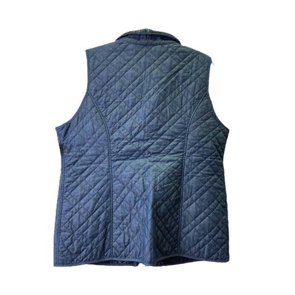 Blue Vest Puffer & Quilted By Chicos, Size: M Online Hot Sale