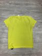 Athletic Top Short Sleeve By Lululemon In Yellow, Size: 4 Discount