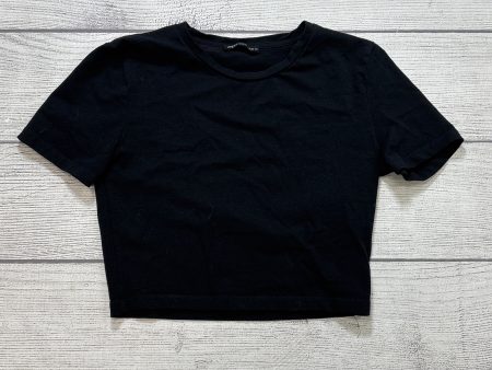 Top Short Sleeve Basic By Zara In Black, Size: M Sale