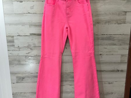 Jeans Flared By Risen In Pink, Size: 10 Online Sale