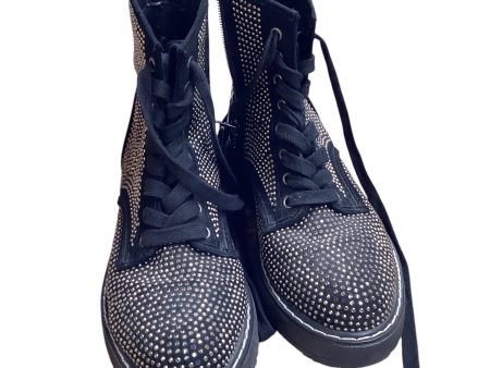 Boots Combat By Madden Girl In Black, Size: 7.5 Hot on Sale