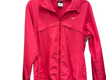 Athletic Jacket By Nike Apparel In Pink, Size: M on Sale