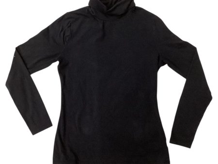 Top Long Sleeve By Time And Tru In Black, Size: S Cheap