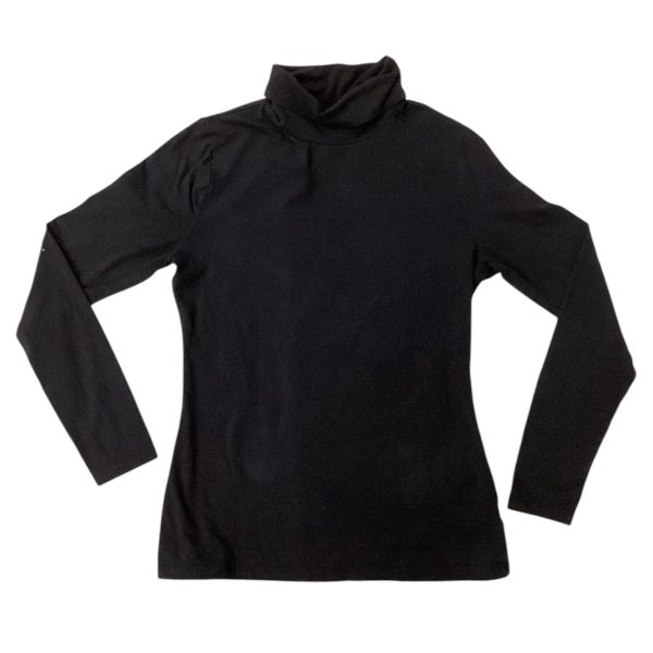 Top Long Sleeve By Time And Tru In Black, Size: S Cheap