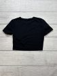 Top Short Sleeve Basic By Zara In Black, Size: M Sale