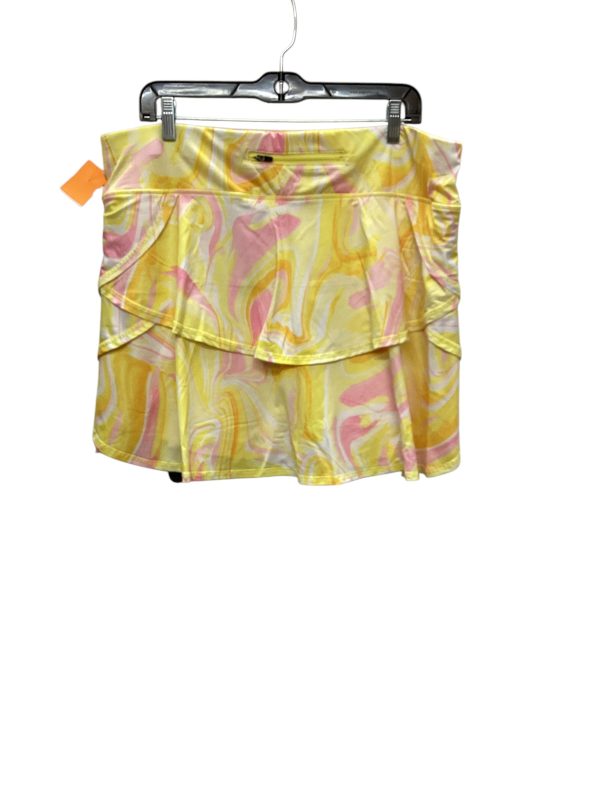 Athletic Skort By Ideology In Yellow, Size: 1x Discount