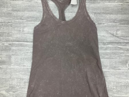 Athletic Tank Top By Lululemon In Taupe, Size: M For Discount