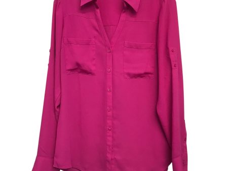 Top Ls By Express In Pink, Size:M Cheap