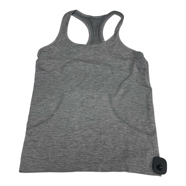 Athletic Tank Top By Lululemon In Grey, Size: M on Sale