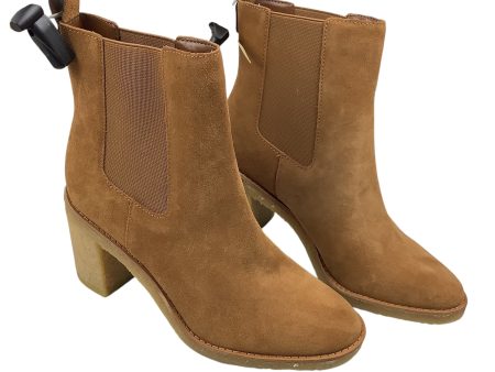 Boots Ankle Heels By Lauren By Ralph Lauren In Brown, Size: 7 For Sale