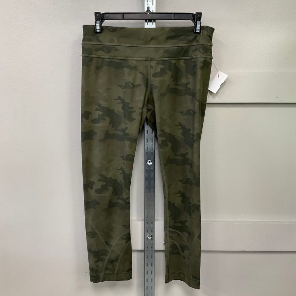 Athletic Leggings Capris By Lululemon In Camouflage Print, Size: 6 Online Hot Sale