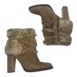 Boots Ankle Heels By Louise Et Cie In Tan, Size:8 Supply