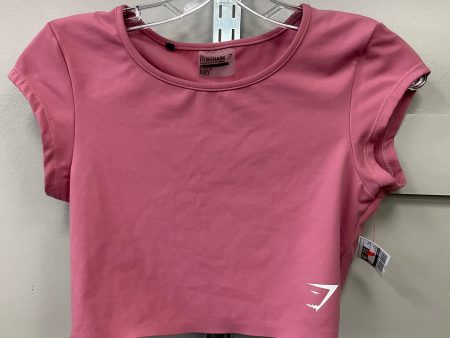 Athletic Top Short Sleeve By Gym Shark In Pink, Size: S Online Hot Sale