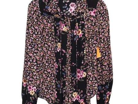 Top Ls By Love Stitch In Floral Print, Size:M Supply