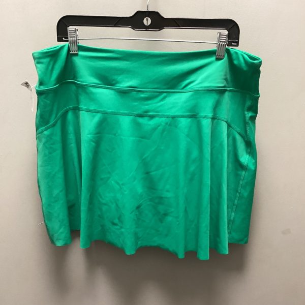 Athletic Skort By Members Mark In Green, Size: Xxl Online now