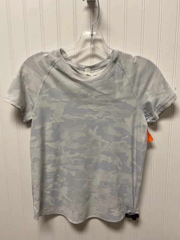 Athletic Top Short Sleeve By Lululemon In Camouflage Print, Size: Xs Online Sale