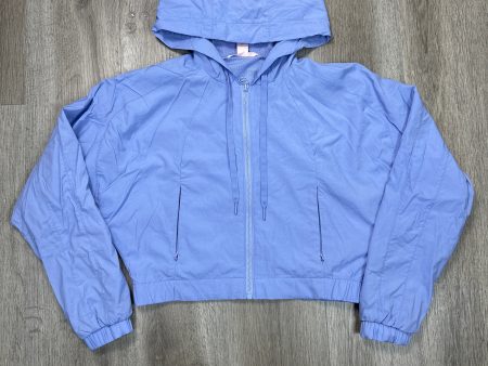 Athletic Jacket By Pink In Blue, Size: Xs Fashion