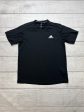 Athletic Top Short Sleeve By Adidas In Black, Size: L Online Sale