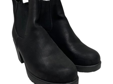 Boots Ankle Heels By Cme In Black, Size:10.5 Supply