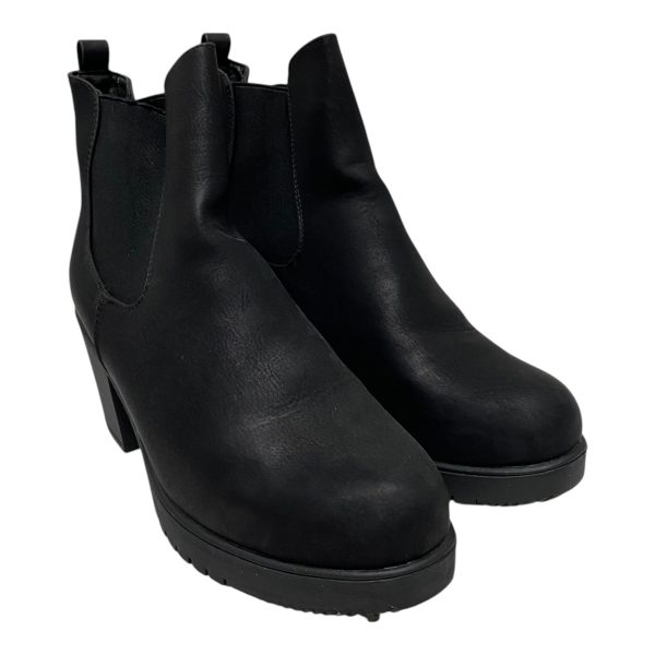 Boots Ankle Heels By Cme In Black, Size:10.5 Supply