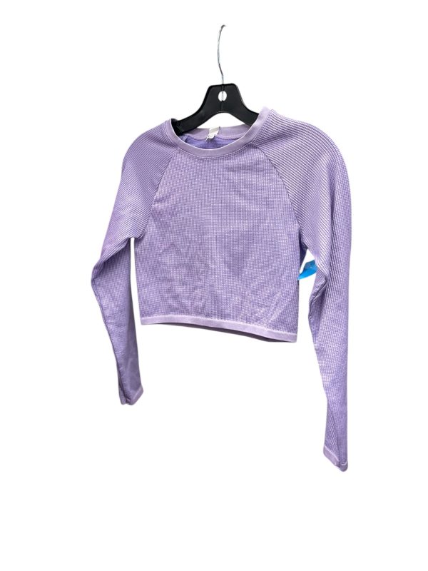 Athletic Top Long Sleeve Collar By Aeropostale In Purple, Size: L For Sale