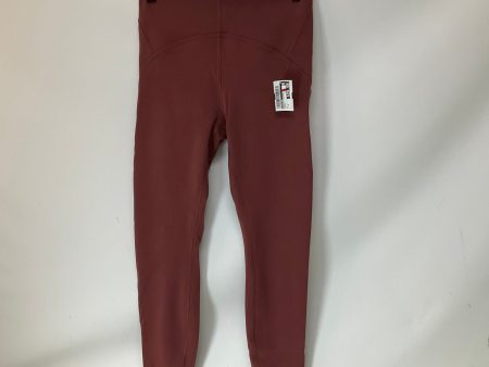 Athletic Leggings By Lululemon In Maroon, Size: 6 Online now