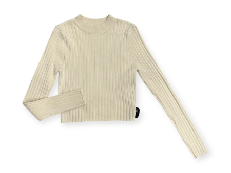 Top Long Sleeve Basic By Clothes Mentor In Beige, Size: M Online now