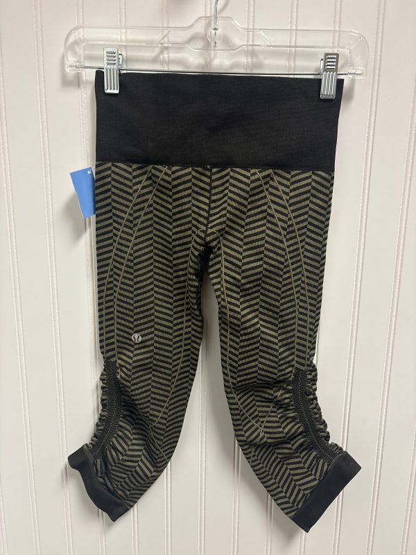 Athletic Leggings Capris By Lululemon In Green, Size: Xs on Sale