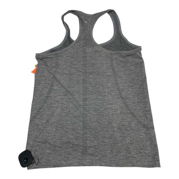 Athletic Tank Top By Lululemon In Grey, Size: M on Sale