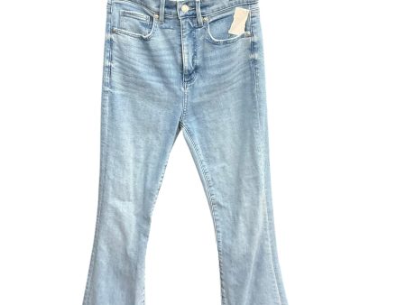 Jeans Flared By Loft In Blue, Size: 0 Fashion