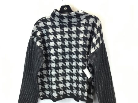 Sweater By Ann Taylor In Black & Grey, Size: L For Discount