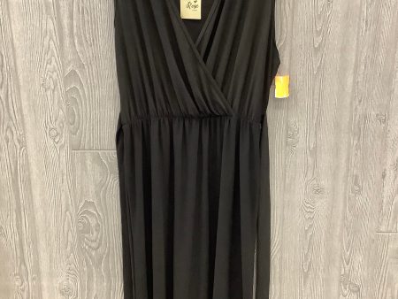 Dress Casual Maxi By Clothes Mentor In Black, Size: 2x Supply