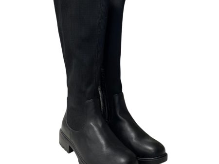 Boots Knee Flats By Torrid In Black, Size:11.5 For Sale