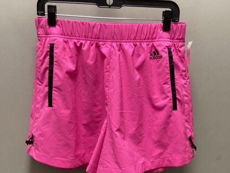 Athletic Shorts By Adidas In Pink, Size: M Supply