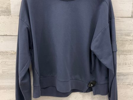 Athletic Top Long Sleeve Collar By All In Motion In Blue, Size: L Hot on Sale