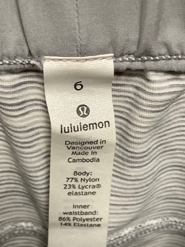 Athletic Pants By Lululemon In Striped Pattern, Size: 6 Online Sale