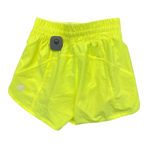 Athletic Shorts By Lululemon In Yellow, Size:S Cheap