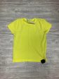 Athletic Top Short Sleeve By Lululemon In Yellow, Size: 4 Discount