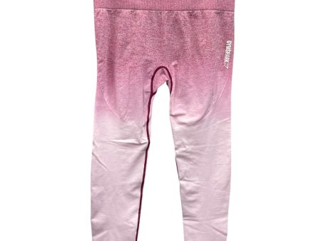 Athletic Leggings By Gym Shark In Pink, Size: M For Cheap