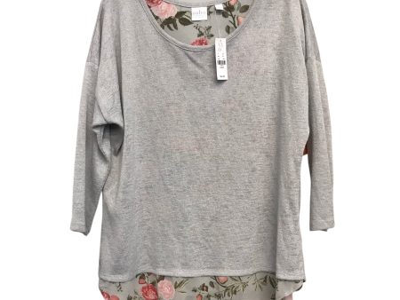 Top Ls By New York And Co In Grey, Size:L Sale