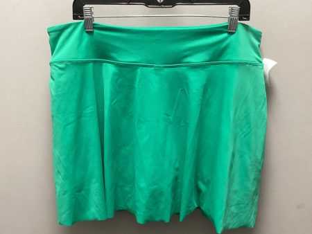 Athletic Skort By Members Mark In Green, Size: Xxl Online now