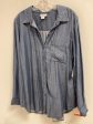 Blouse Long Sleeve By Liz Claiborne In Blue, Size: Xl Online now