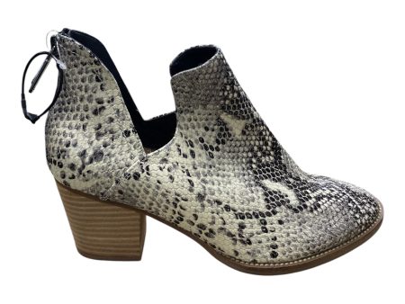 Boots Ankle Heels By Blondo In Snakeskin Print, Size: 10 Online now