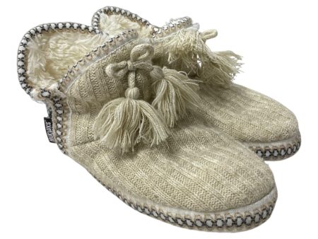 Boots Ankle Flats By Muk Luks In Beige, Size:7.5 Online Sale