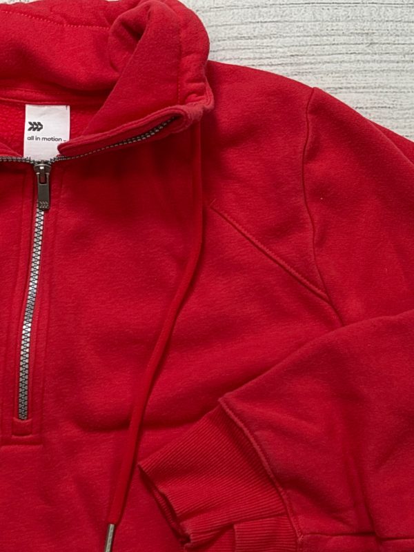 Athletic Sweatshirt Collar By All In Motion In Red, Size: M Online